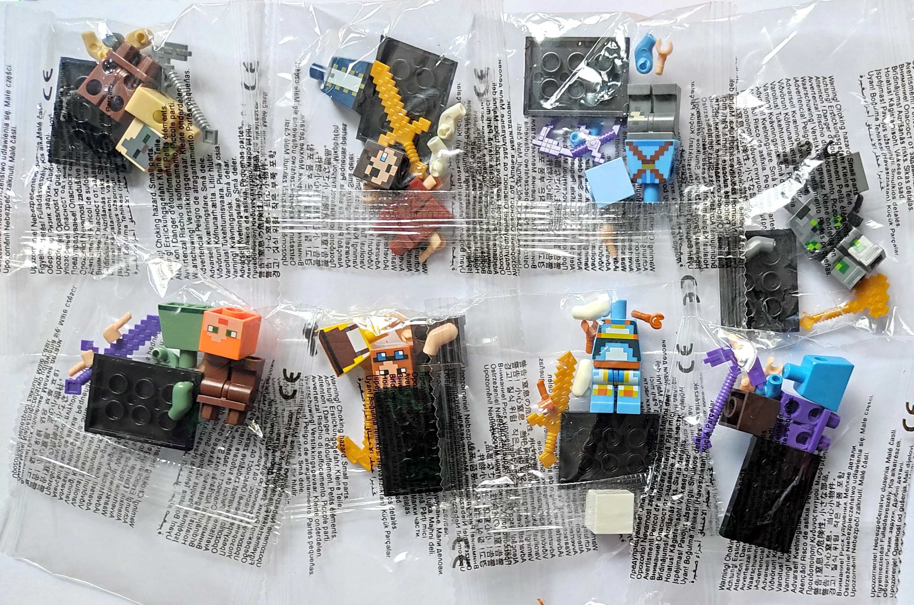 Coleção de bonecos minifiguras Minecraft nº4 (compatíveis Lego)