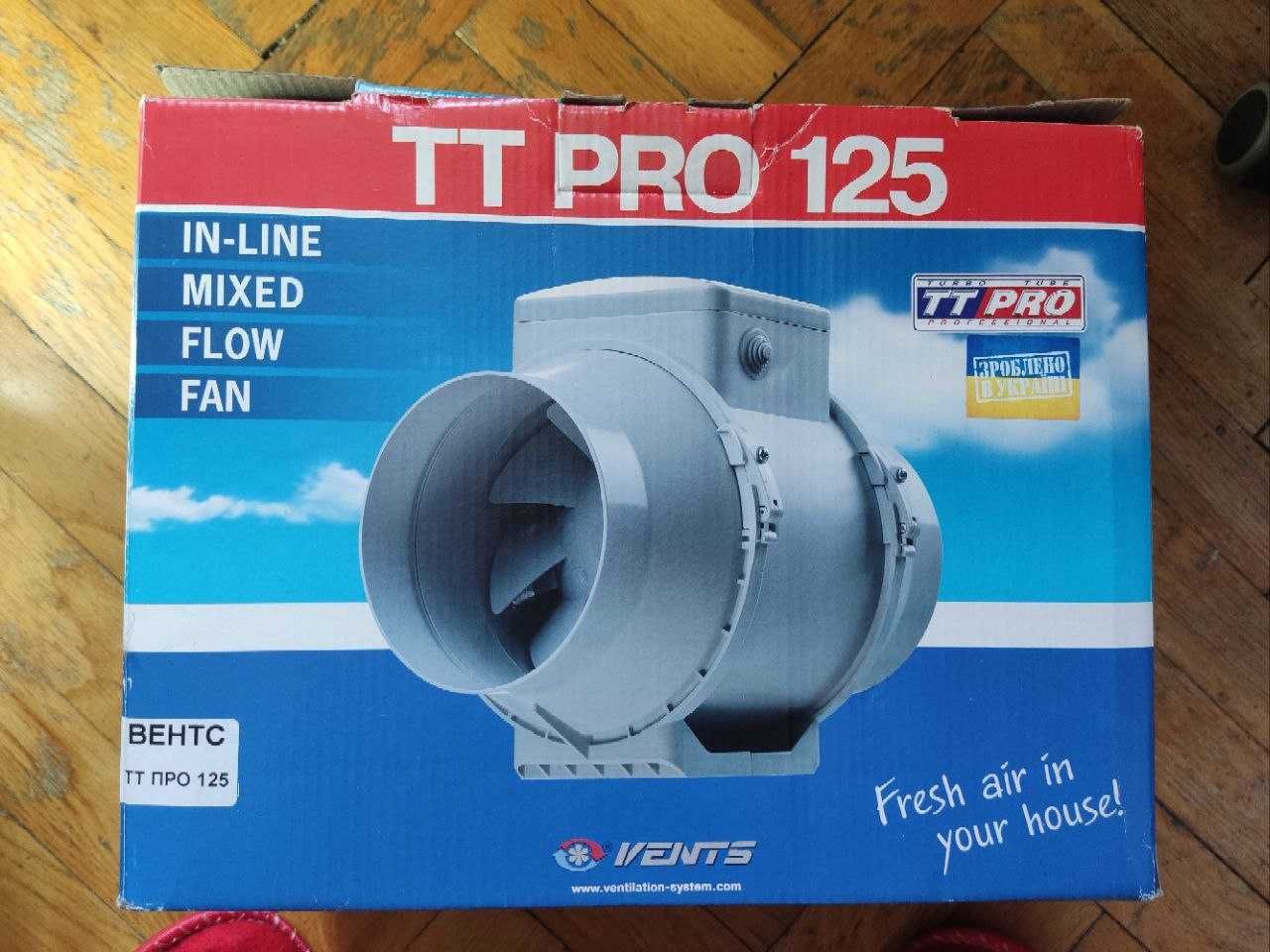 Канальный вентилятор Vents ТТ ПРО 125