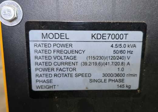 дизельний генератор Covax K7000T 5 кВт у кожусі з мідною обмоткою AVR