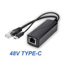 POE splitter сплітер USB TypeC 1000Mbps 5V 3A