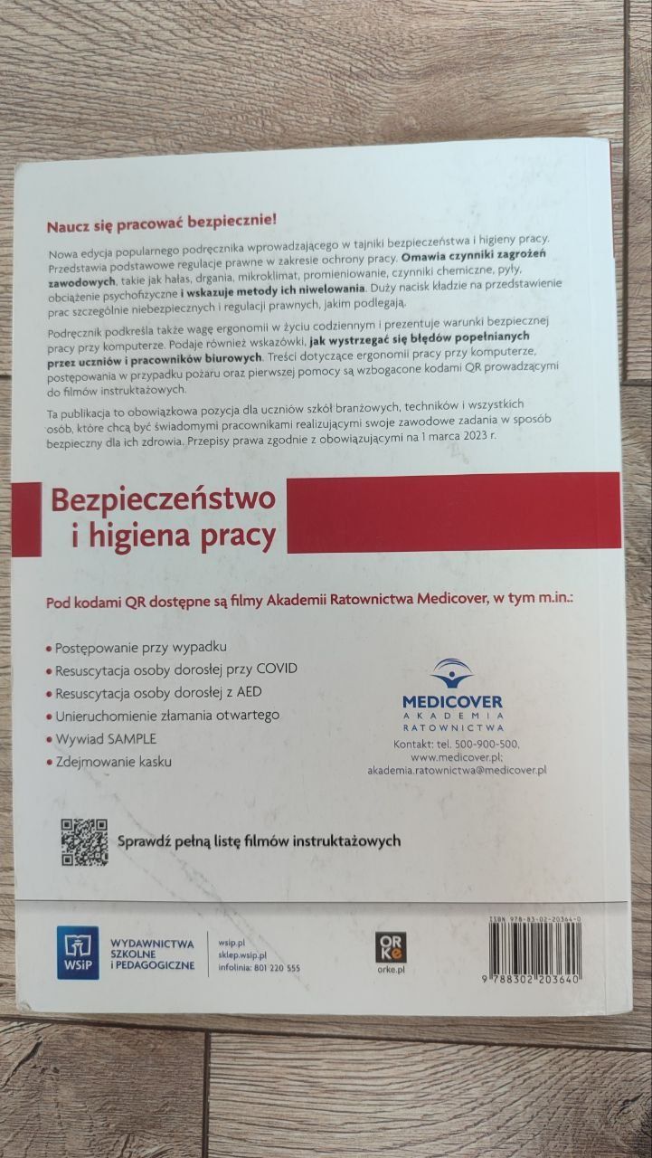 Podręcznik BHP / Bezpieczeństwo i higiena pracy
