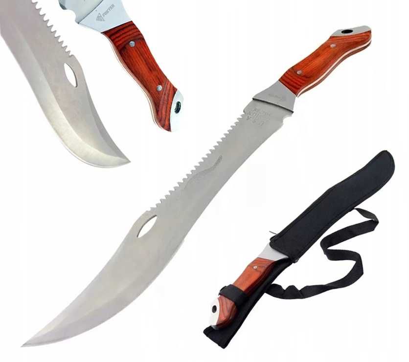 MACZETA CROCODILE + Kabura Wielki Nóż Bagnet FULL-TANG Maczeta MAC5