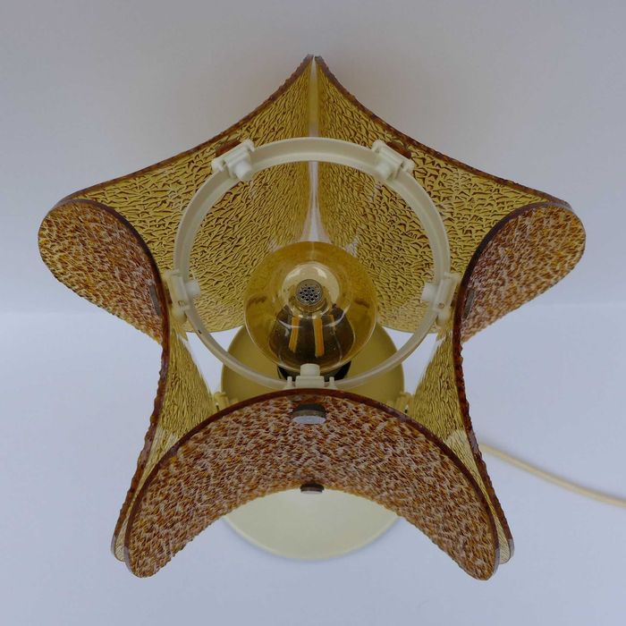 Lampa Stołowa AKA Lata 70 Vintage Mid Century DDR PRL