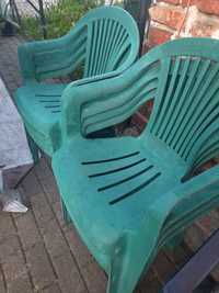 Krzesła plastikowe ogrodowe