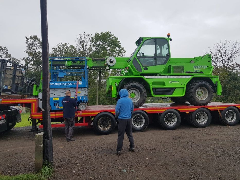 Ładowarka Teleskopowa Merlo - Wynajem Zwyżki Usługi Manitou