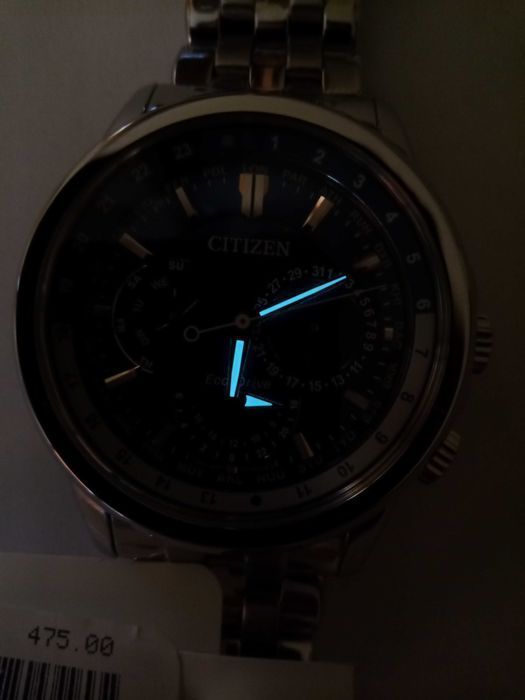 Японские мужские часы Citizen Eco-Drive BU2021-51L. Солнечная батарея