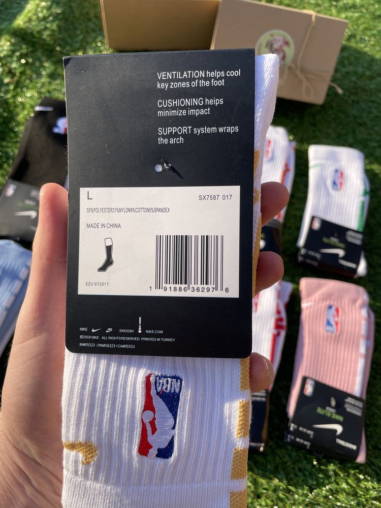 Высокие Носки / Шкарпетки Для Спорта Nike Elite NBA Оригинал