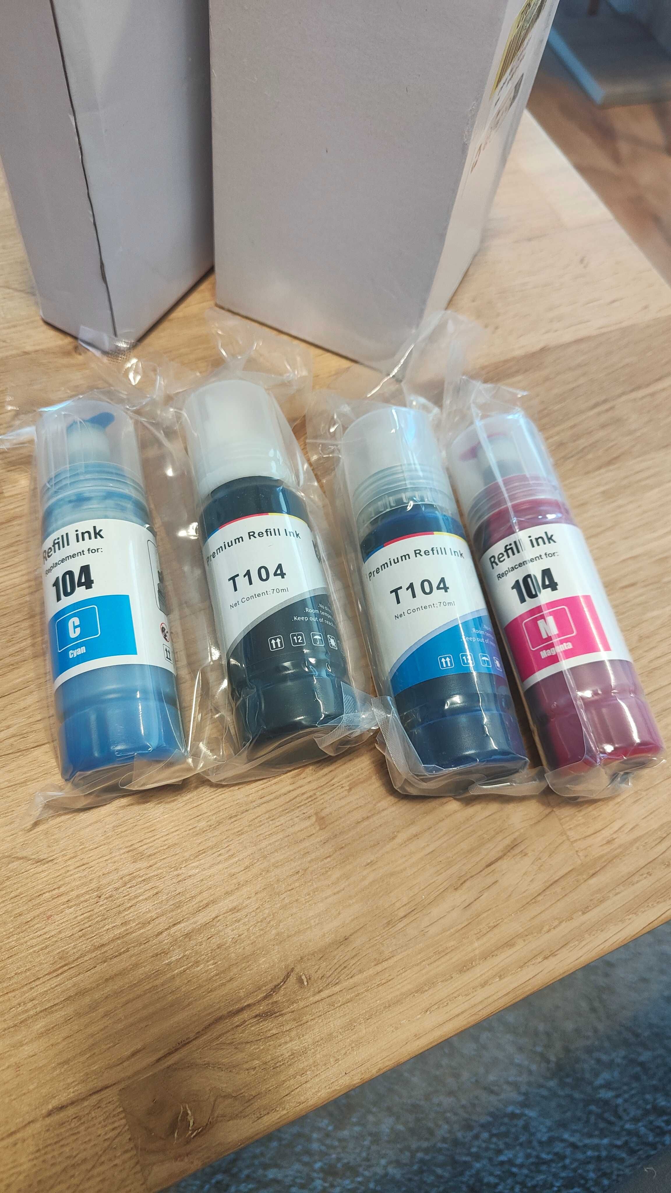 Tusze 104 Do Drukarki Ecotank Epson