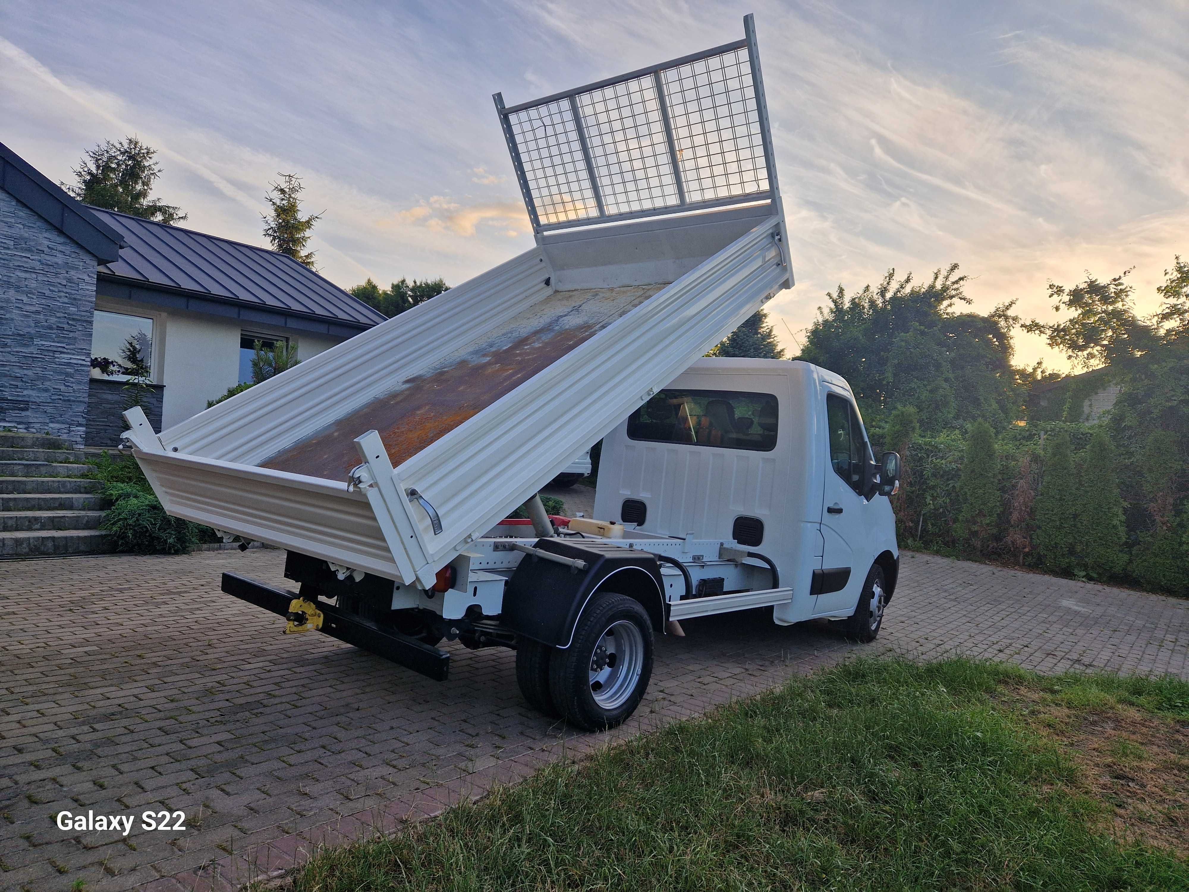 Renault master wywrotka kiper blizniaki klima