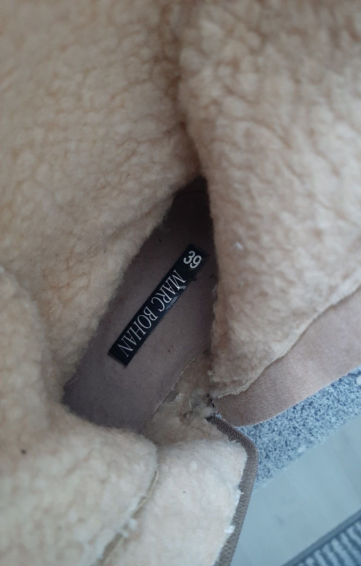 Skórzane zimowe buty Marc Bohan r. 39 skóra naturalna