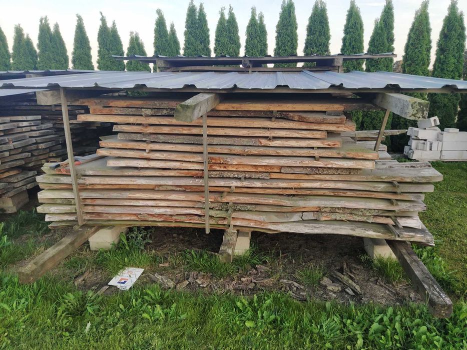 Tarcica dębowa sezonowana 8 lat pod zadaszeniem 32m3