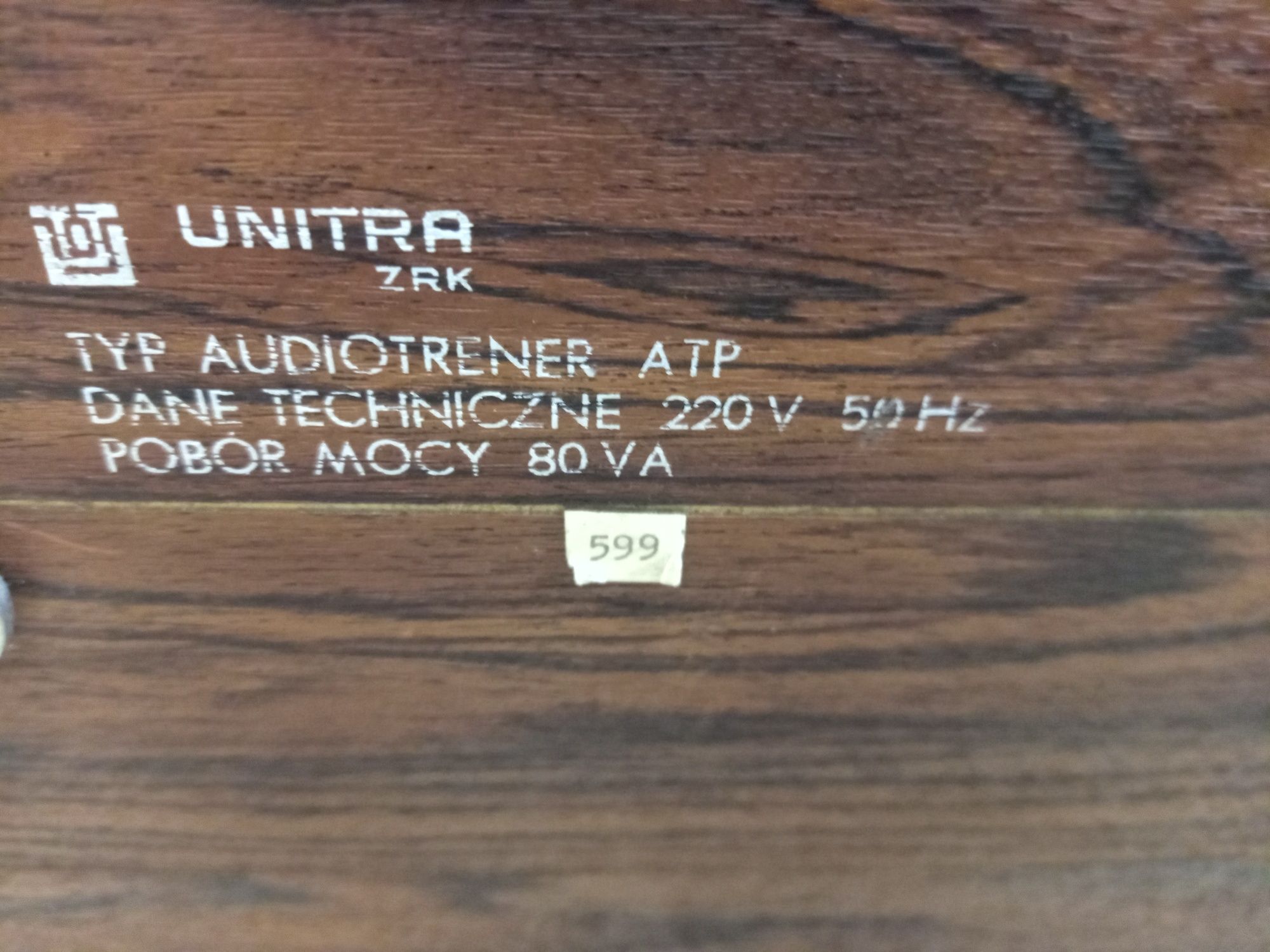 UNITRA wojskowy audiotrener szpulowy jedyny