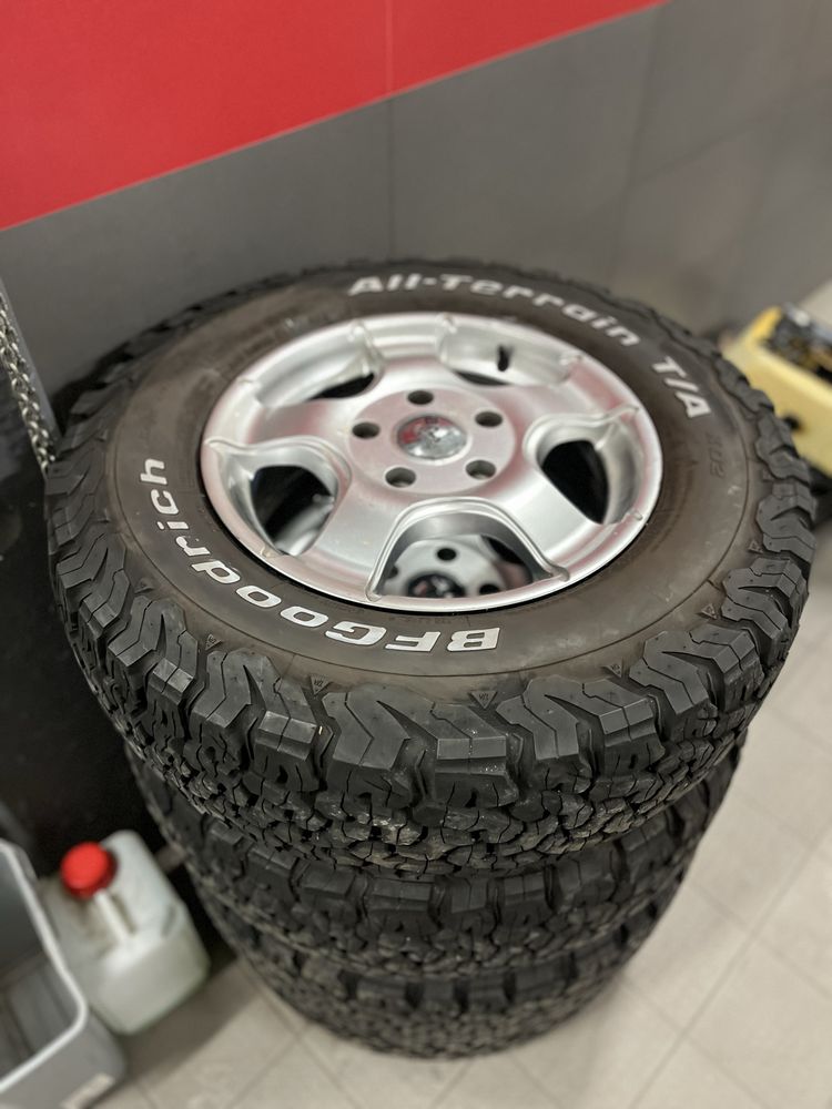 Koła 225/75/16 bfgodrich at KO2 5x130 kamper terenówka 4x4
