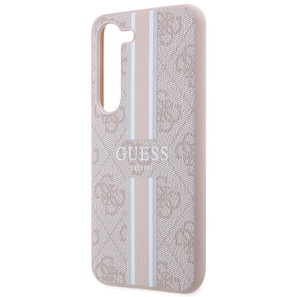 Guess Guhcs23Sp4Rpsp S23 S911 Różowy/Pink Hardcase 4G Printed Stripe