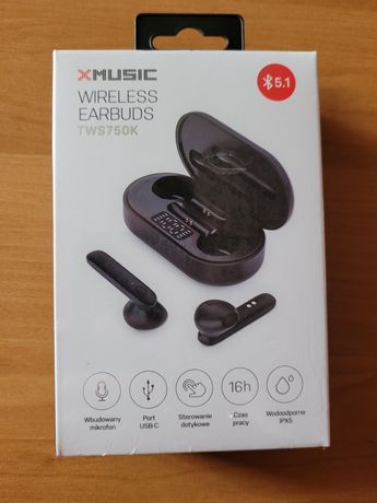 Słuchawki bezprzewodowe Xmusic Wireless Earbuds TWS750K