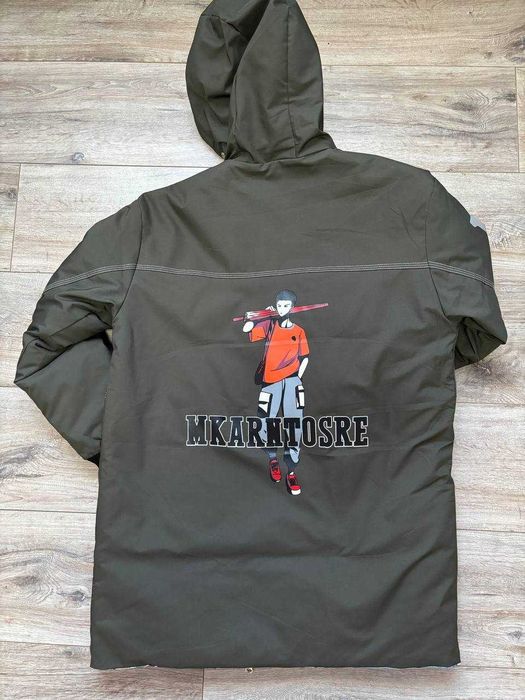 Продам зимову двосторонню подовжену куртку для дитини 11–12 років.