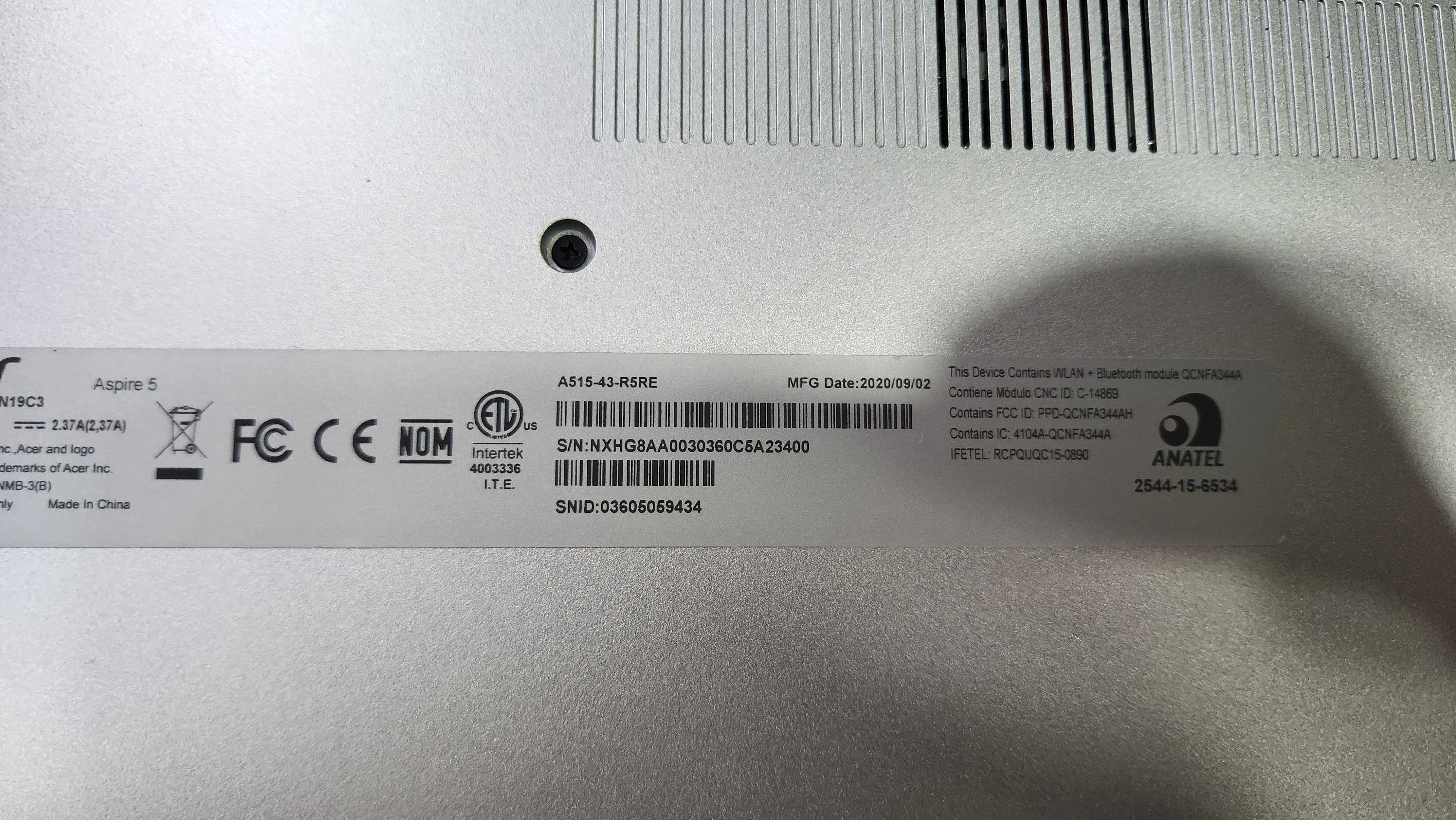 Ноутбук Acer Aspire 5  AMD Ryzen 5 3500U /8Gb/256gb/FHD IPS (Магазин)