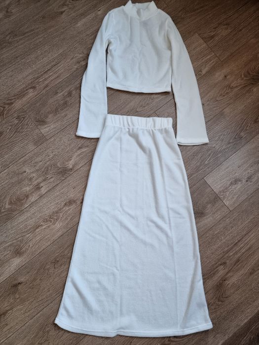 Теплий костюм з довгою спідницею xxs-xs 40-42