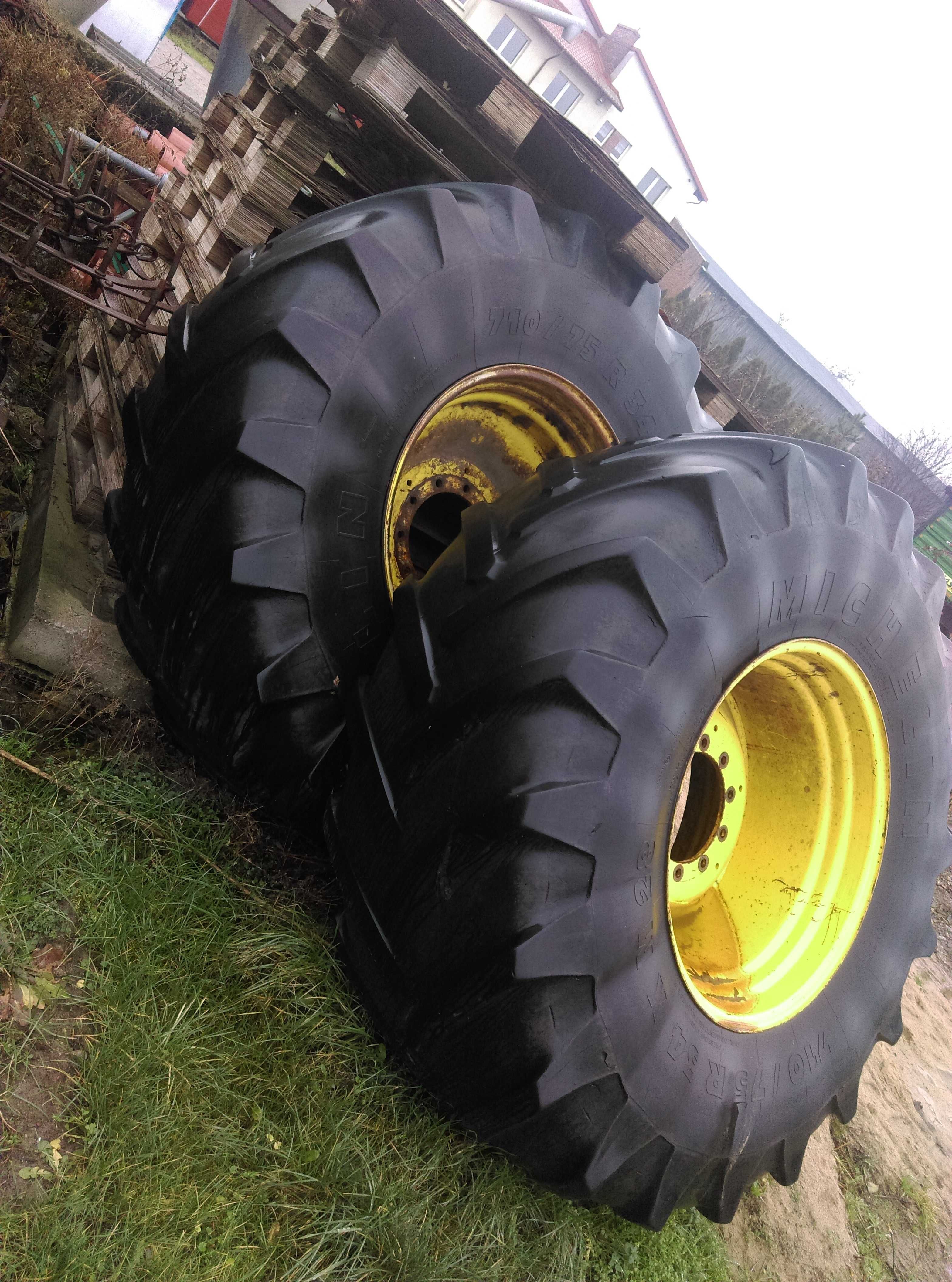 Koła 710/75r34 michelin XM28 john deere piasta 28cm 10 szpilek