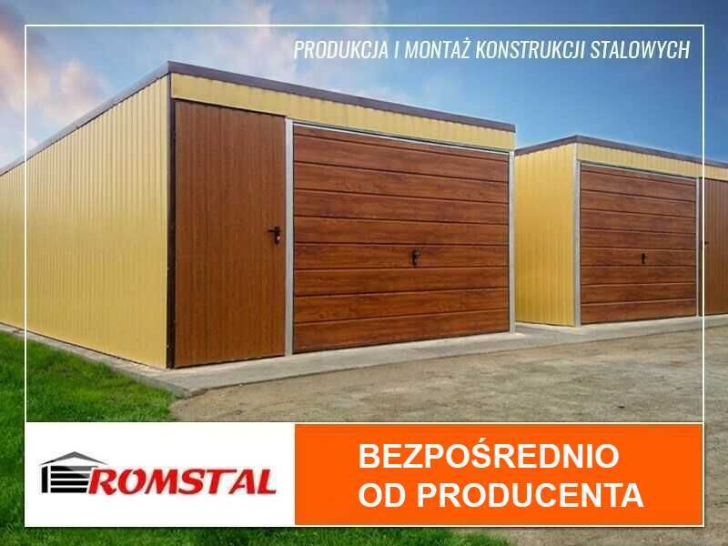 |Garaż Blaszany + BRAMA + FURTKA | Blaszak - Magazyn  - ROMSTAL*