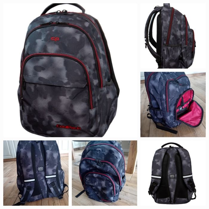 Plecak CoolPack Misty Red kolekcja Basic Plus