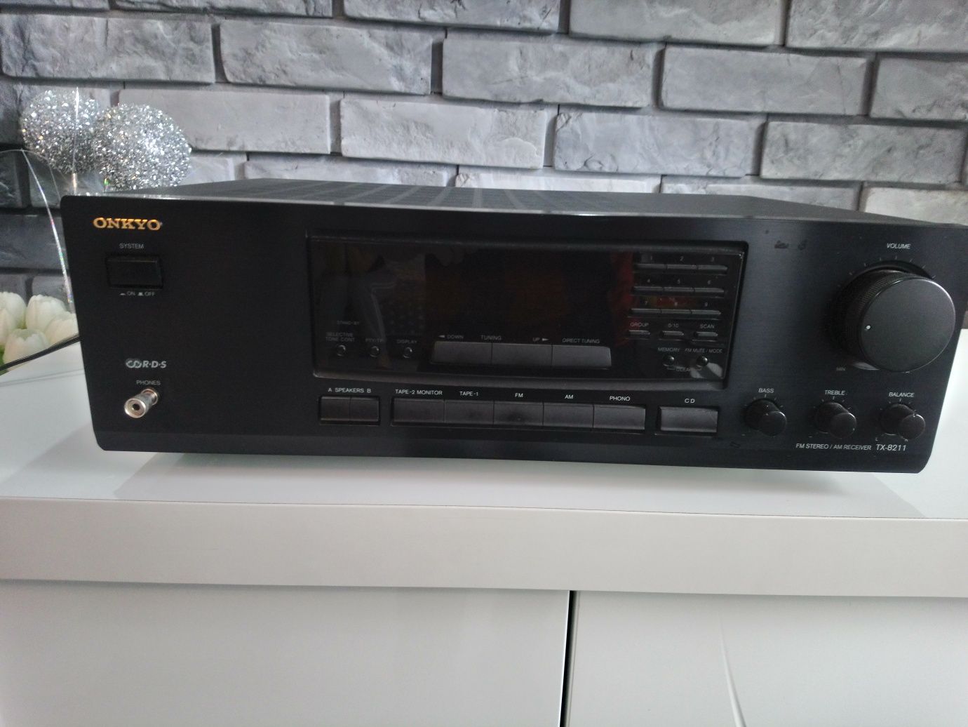 Amplituner stereo Onkyo RDS mało używany