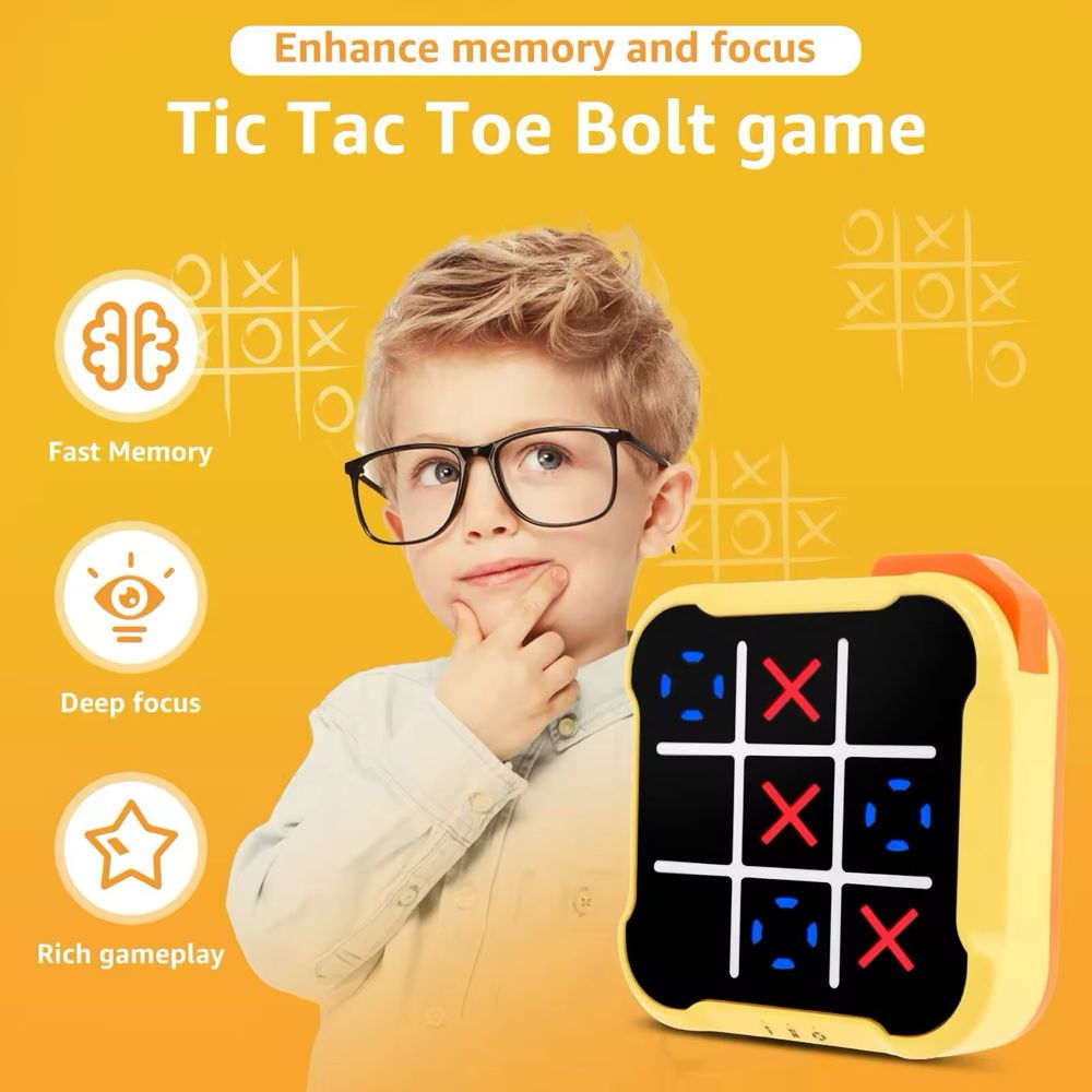 Портативна електронна гра в Хрестики-Нулики Tic-Tac-Toe Bolt