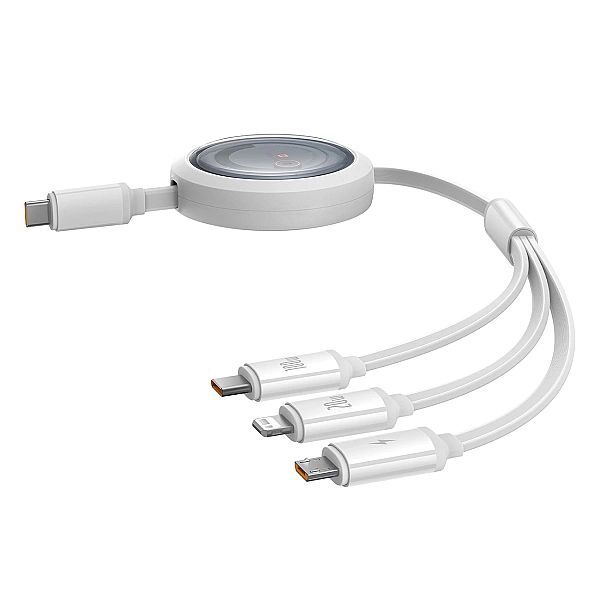 Kabel Baseus Free2Draw Cb zwijany Usb-c - Lightning / Usb-c / micro Us