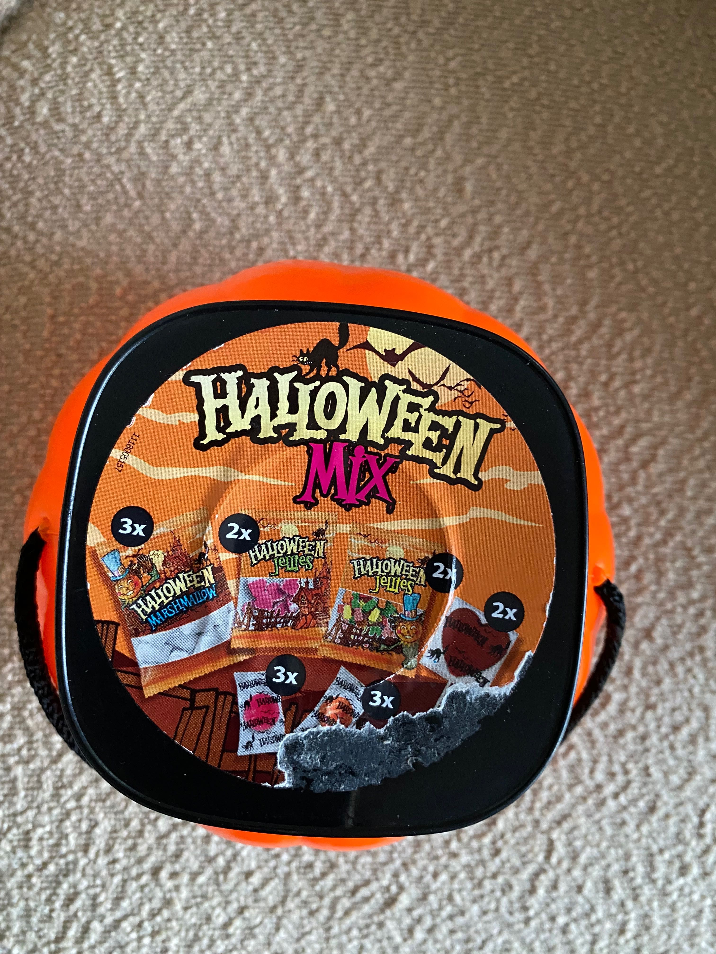 Halloween dynia pojemnik, torebka  na cukierki