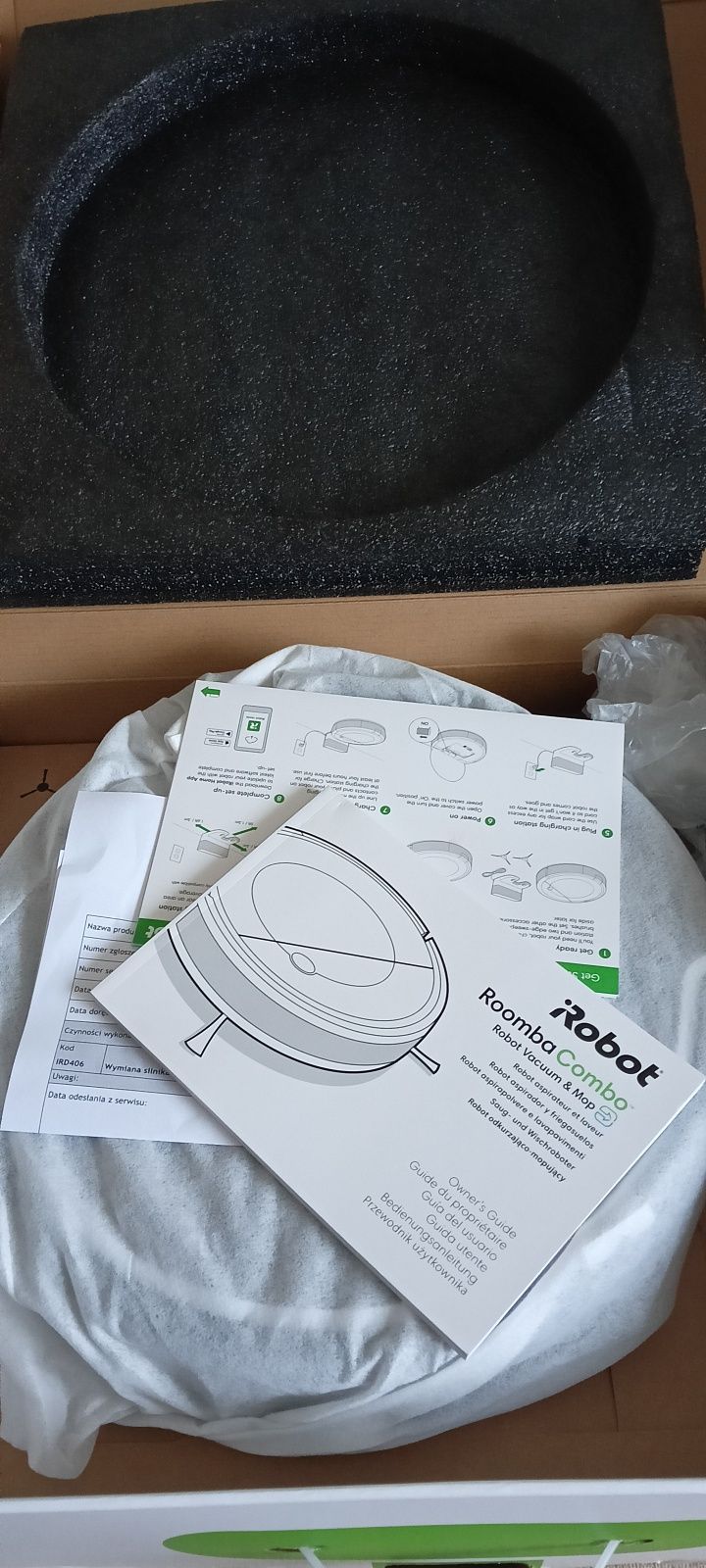iRobot Roomba Combo przedłużona gwarancja!