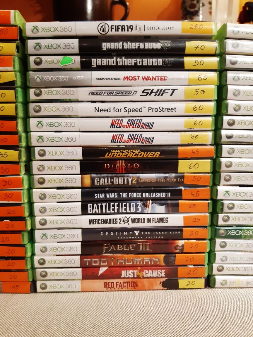 Gry xbox 360 minecraft,  forza, Fifa, PGR, need for speed, lego