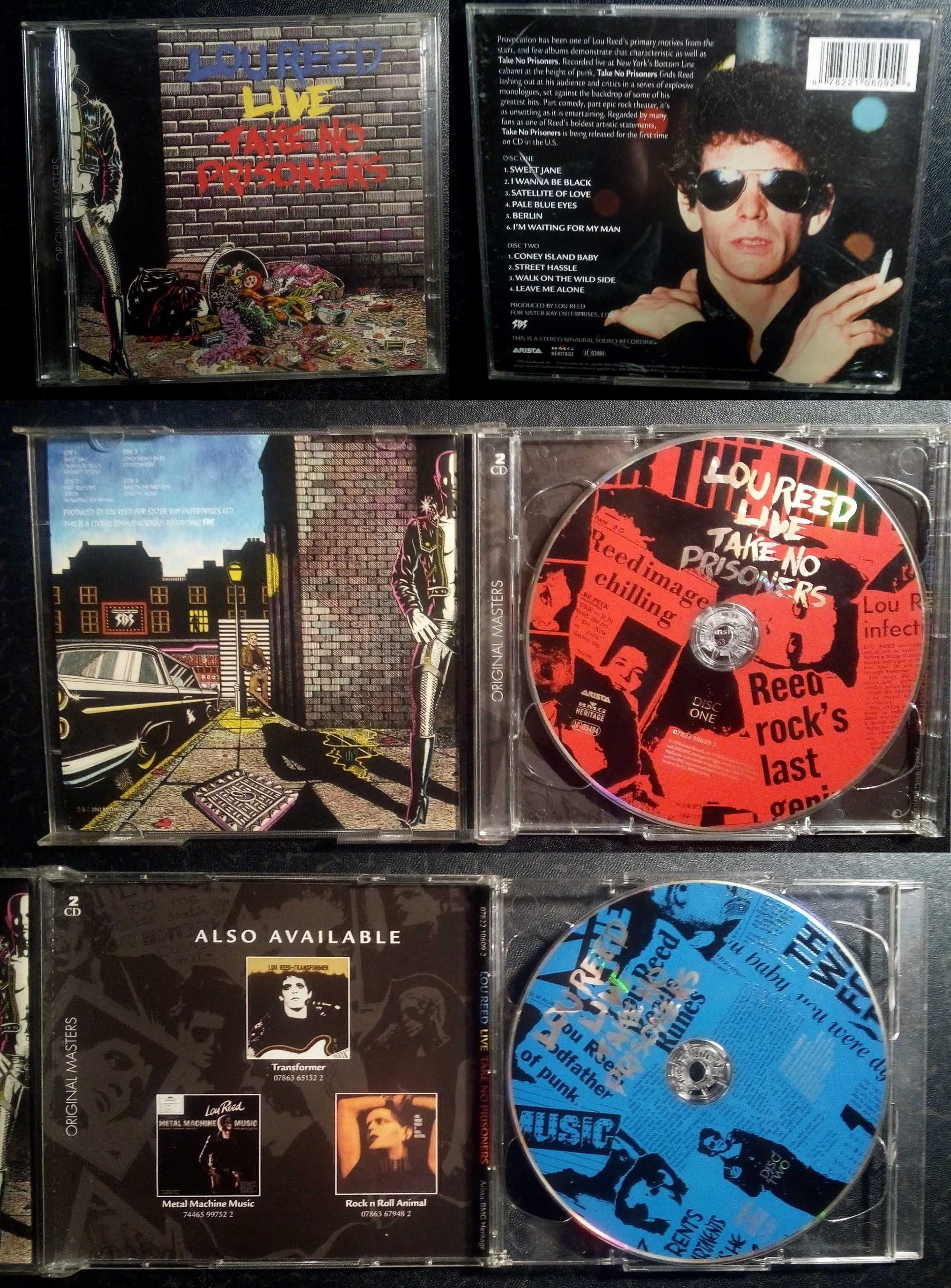 Discografia de LOU REED (1942–2013) — 5 CDs (um dos quais duplo)