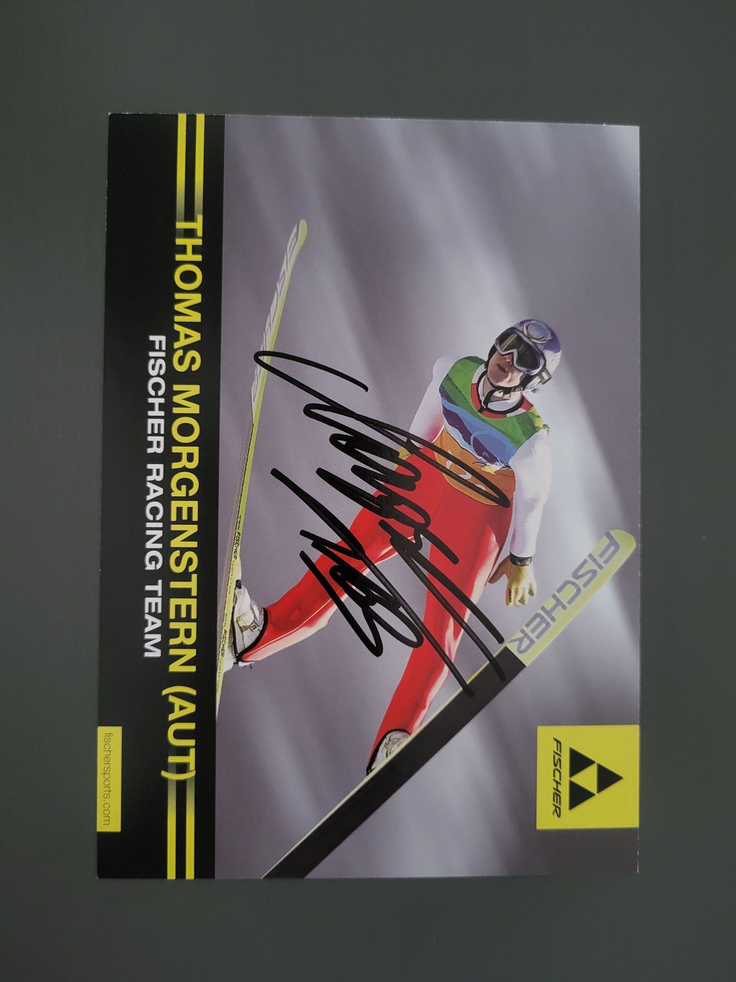 Thomas Morgenstern autografy skoki narciarskie