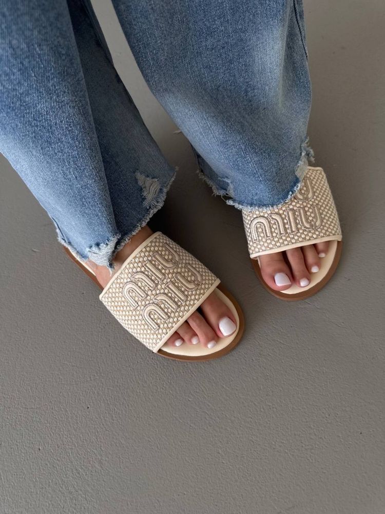 Шльопінці Slides Miu Miu (3 кольори)