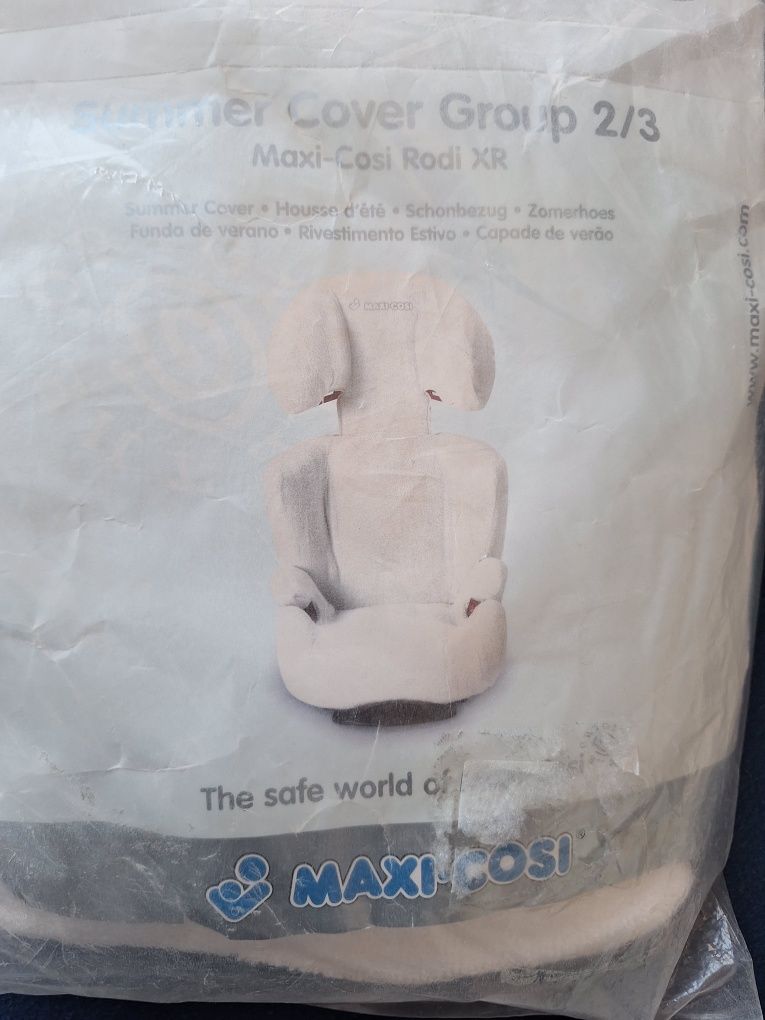Nowy! Letni pokrowiec na fotelik maxi cosi rodi xr