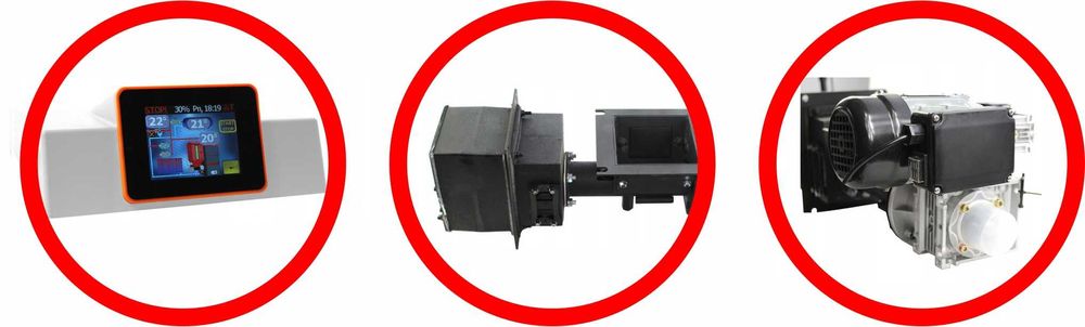 Piec CO  pellet drewno ekogroszek kocioł kotły 10 kW Miro-Mac 5 klasa
