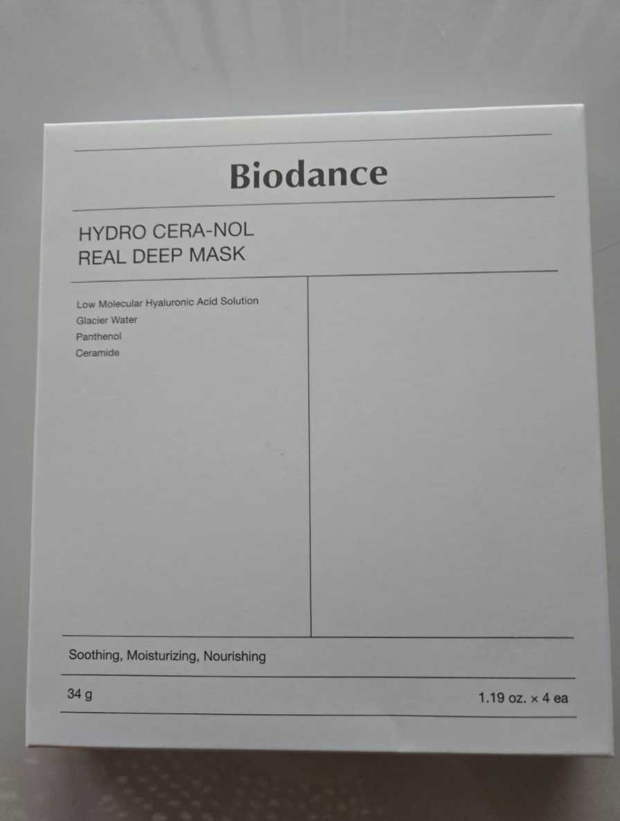 Biodance Hydro Cera-nol Maska nawilżająca z kolagenem - 4 sztuki