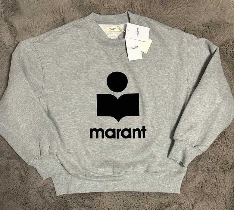 ISABEL MArant Biała bawełniana bluzka z długim rękawem Nowość S