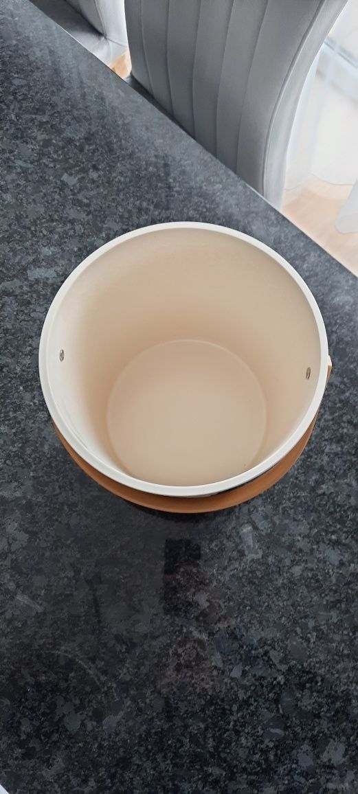 Kosz na śmieci, kompostownik  z włókna bambusowego 5,6L
