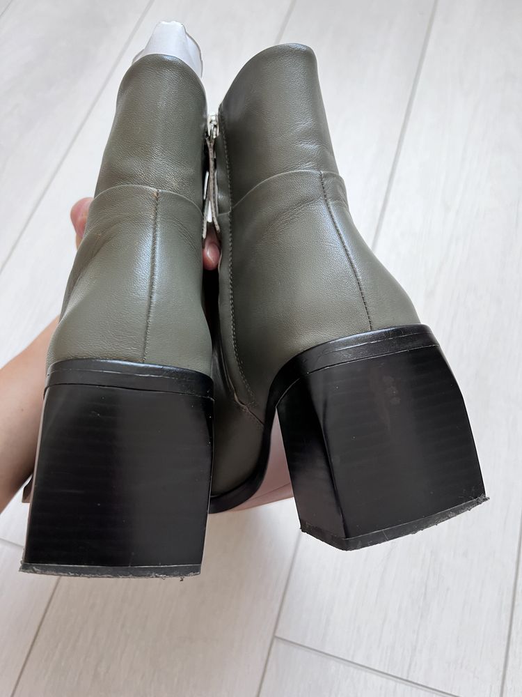 Ботинки с квадратным мысом Zara 36р.