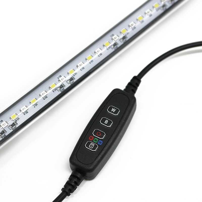 GB Oświetlenie LED do akwarium D&N 11,4W-48cm POD POKRYWĘ +pilot,timer