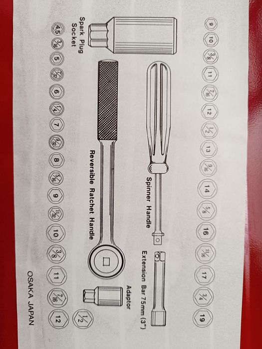 Conjunto chaves roquete kit completo 40 peças novo em caixa original