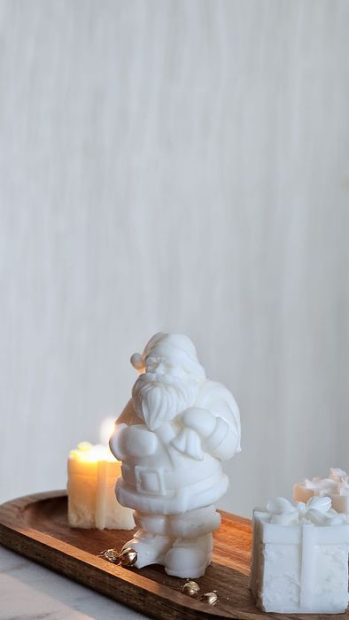 Świeca sojowa mikołaj