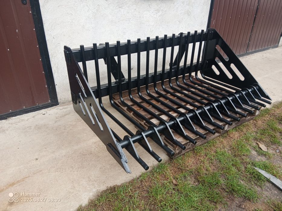 Łyżka ażurowa widły do zbierania kamieni