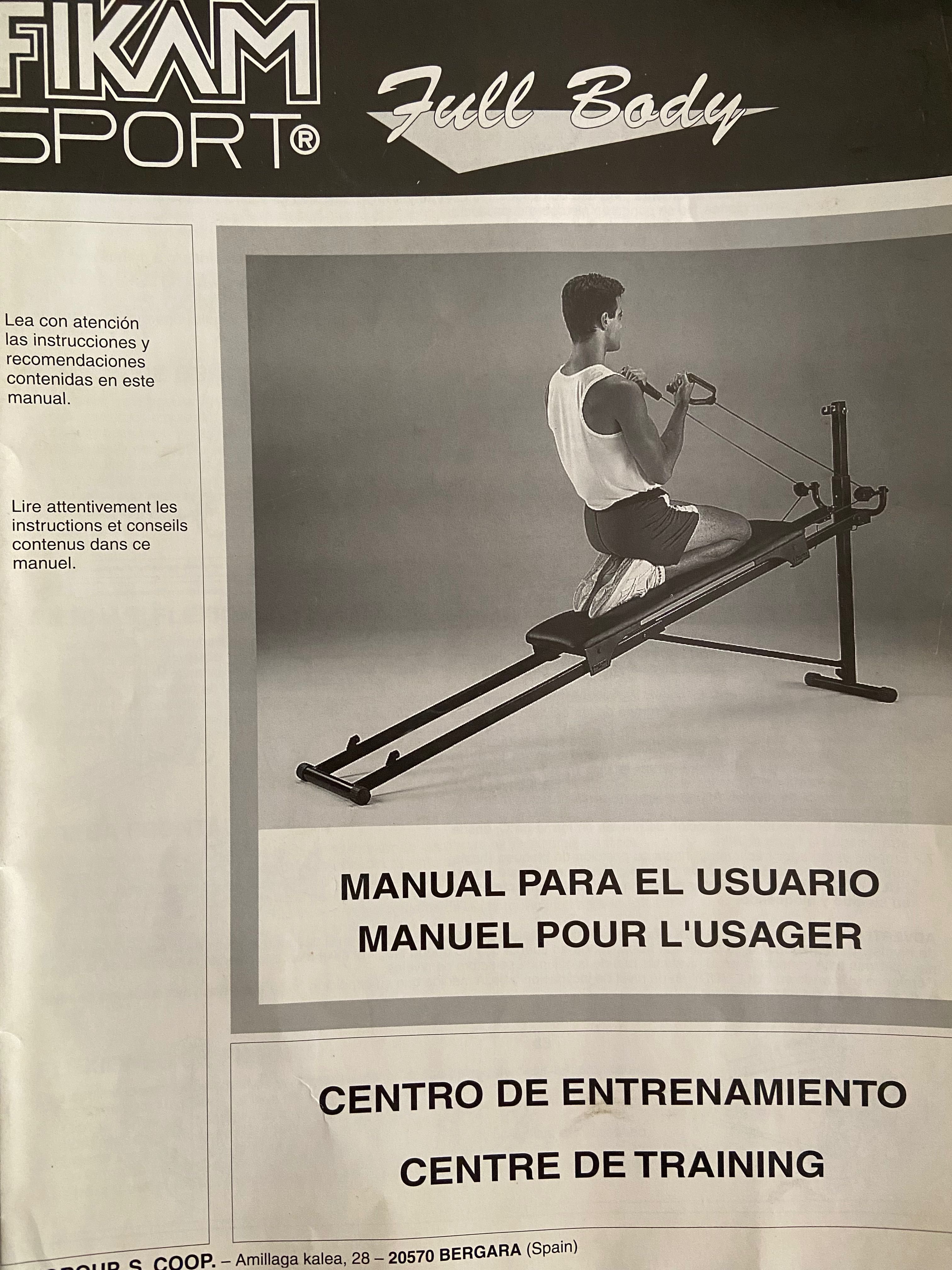 Centro de treino - disponível até 28 agosto