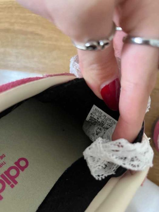 Adidas Gazelle Damskie Różowe Trampki, Rozmiar 39