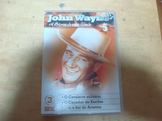 lote 24 dvds alguns muito raros john wayne, western e outros