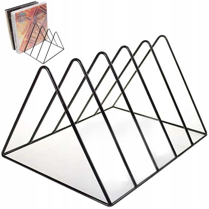 Stojak na płyty winylowe. Ładny Solidny. Nowy