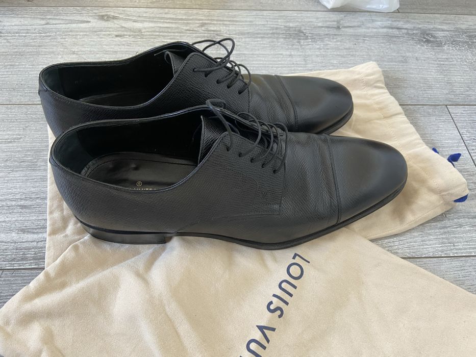 Louis Vuitton r. 45 buty meskie wizytowe polbuty pantofle