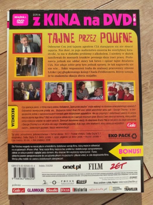 Tajne przez poufne - film DVD + książka